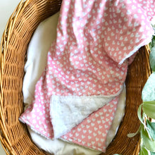Load image into Gallery viewer, Pink Heart Cozy Blanket
